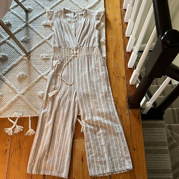 Moon River Tan jumpsuit - Picture 3 of 6